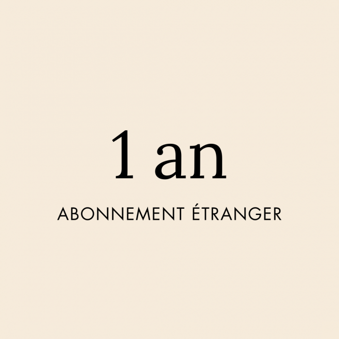 Étranger – 1 an